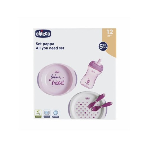 Set pappa 12m+ rosa