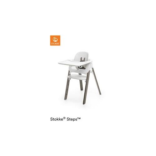 Stokke Steps Chair White/Hazy Grey 349703