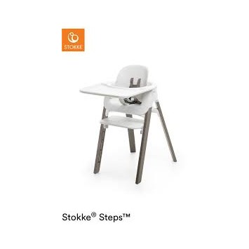 Stokke Steps Chair White/Hazy Grey 349703