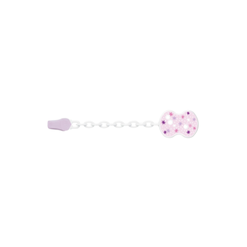 Clip catenella Rosa