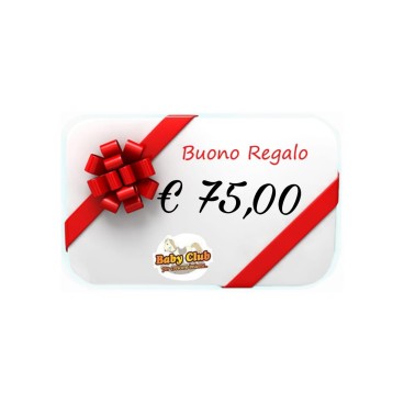 Buono regalo € 75,00